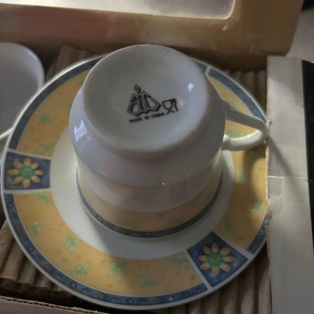 12 Piece Porcelain Coffee Set